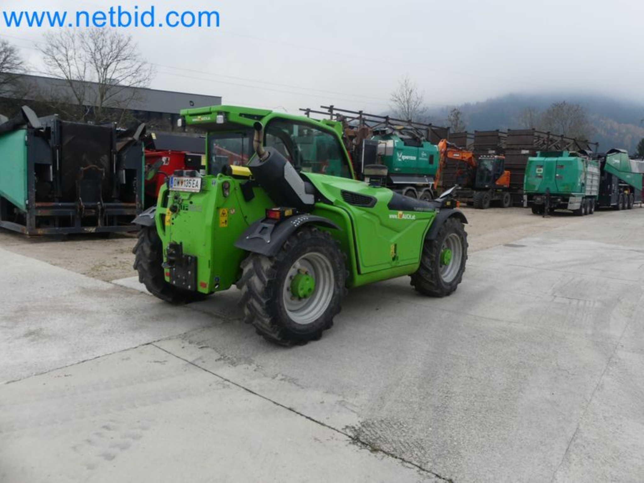 Compact telescopic handler MERLO TF35.7-115 and composting/separation system Compostdetective CD 3012-10