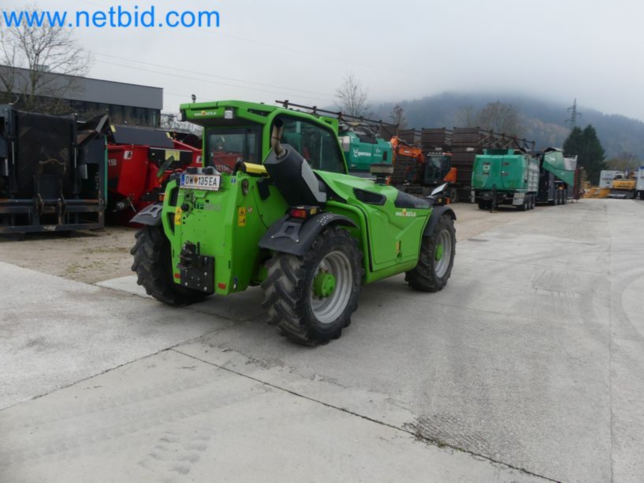 Compact telescopic handler MERLO TF35.7-115 and composting/separation system Compostdetective CD 3012-11
