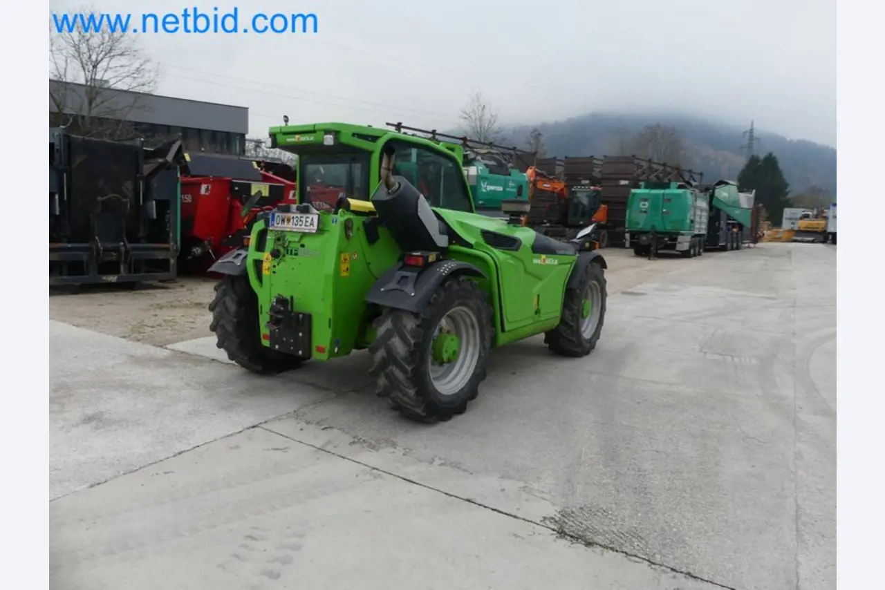 Kompakter Teleskoplader MERLO TF35.7-115 und Kompostier-/Trennanlagensystem Compostdetective CD 3012-11