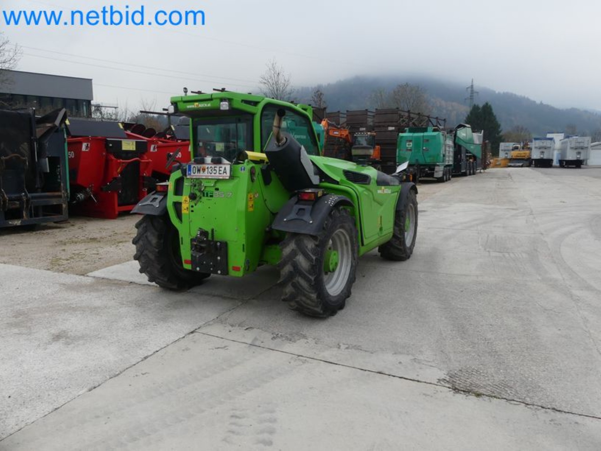 Compact telescopic handler MERLO TF35.7-115 and composting/separation system Compostdetective CD 3012-13