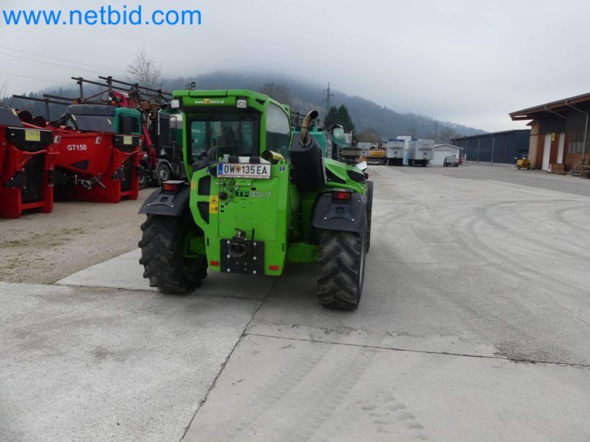 Compact telescopic handler MERLO TF35.7-115 and composting/separation system Compostdetective CD 3012-15