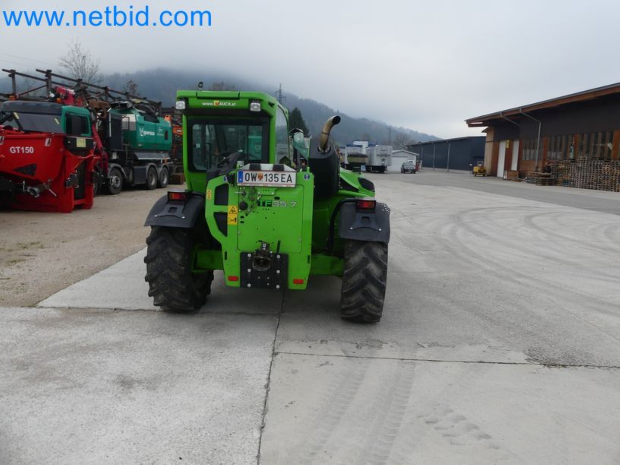 Compact telescopic handler MERLO TF35.7-115 and composting/separation system Compostdetective CD 3012-16