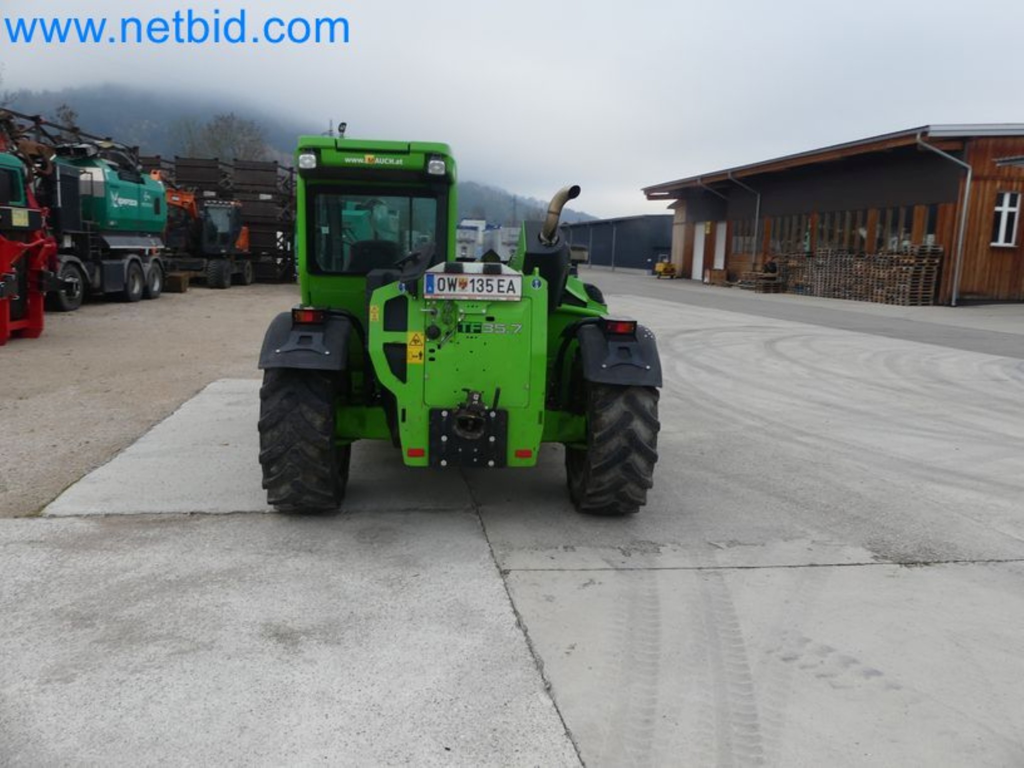 Compact telescopic handler MERLO TF35.7-115 and composting/separation system Compostdetective CD 3012-17