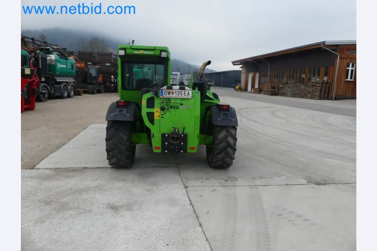 Kompakter Teleskoplader MERLO TF35.7-115 und Kompostier-/Trennanlagensystem Compostdetective CD 3012-17