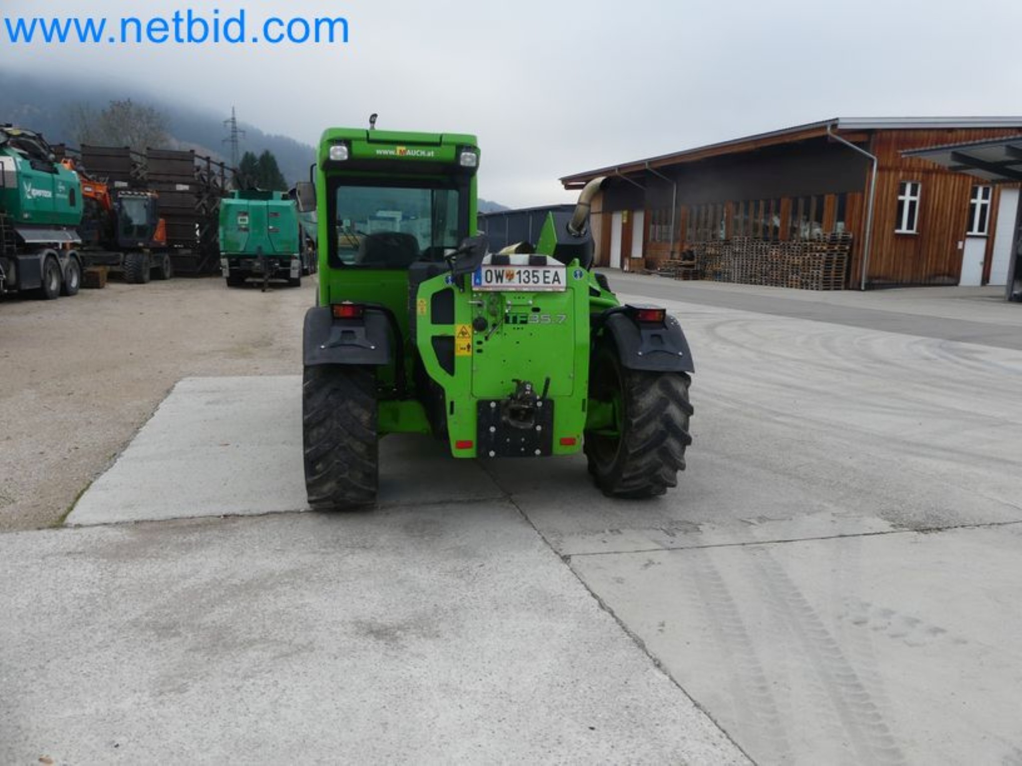 Compact telescopic handler MERLO TF35.7-115 and composting/separation system Compostdetective CD 3012-18