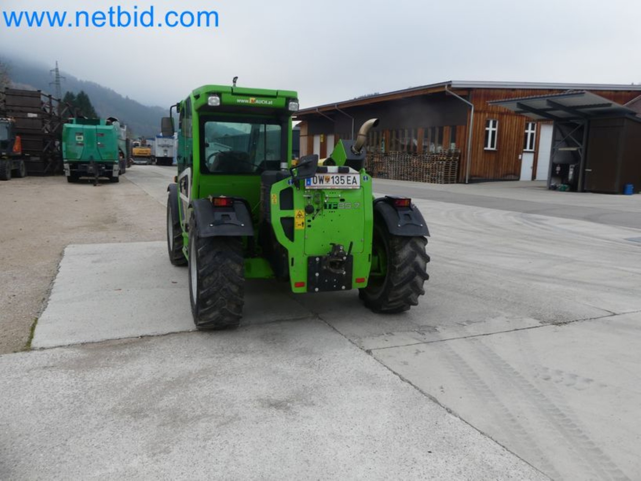 Compact telescopic handler MERLO TF35.7-115 and composting/separation system Compostdetective CD 3012-19