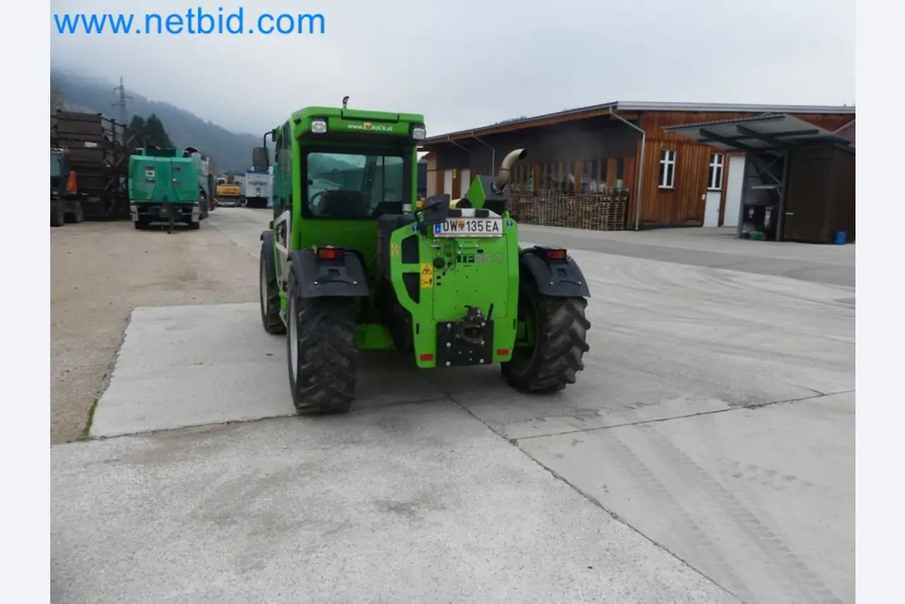 Kompakter Teleskoplader MERLO TF35.7-115 und Kompostier-/Trennanlagensystem Compostdetective CD 3012-19