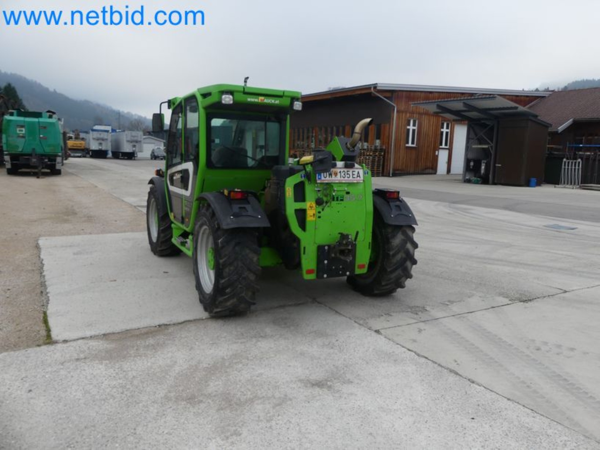Compact telescopic handler MERLO TF35.7-115 and composting/separation system Compostdetective CD 3012-20