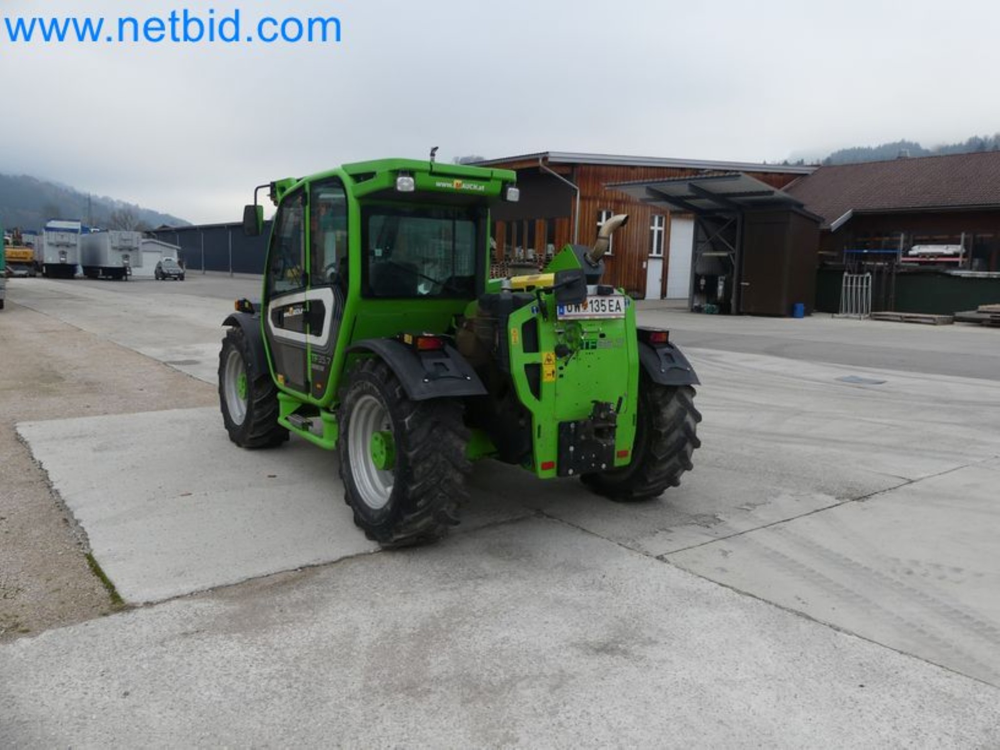 Compact telescopic handler MERLO TF35.7-115 and composting/separation system Compostdetective CD 3012-21