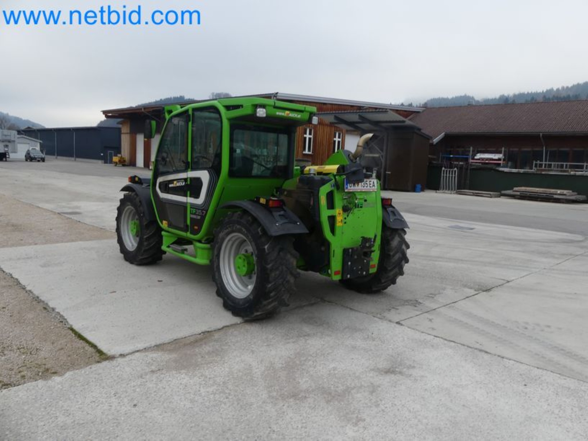 Compact telescopic handler MERLO TF35.7-115 and composting/separation system Compostdetective CD 3012-22