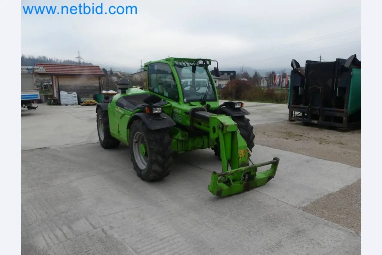 Kompakter Teleskoplader MERLO TF35.7-115 und Kompostier-/Trennanlagensystem Compostdetective CD 3012-34