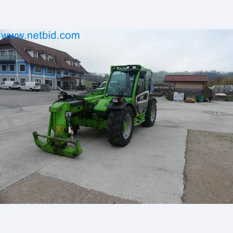 Kompakter Teleskoplader MERLO TF35.7-115 und Kompostier-/Trennanlagensystem Compostdetective CD 3012-39