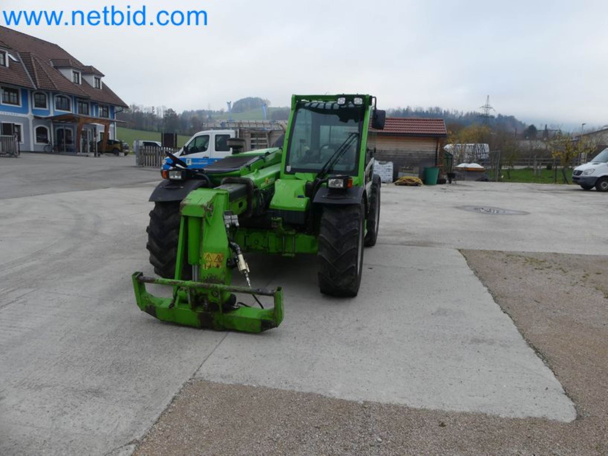 Compact telescopic handler MERLO TF35.7-115 and composting/separation system Compostdetective CD 3012-41