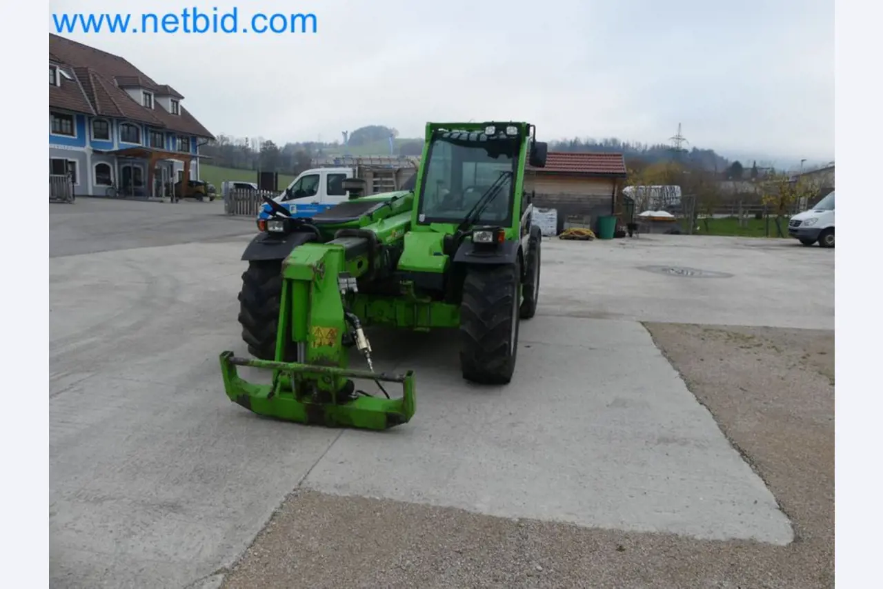 Kompakter Teleskoplader MERLO TF35.7-115 und Kompostier-/Trennanlagensystem Compostdetective CD 3012-41