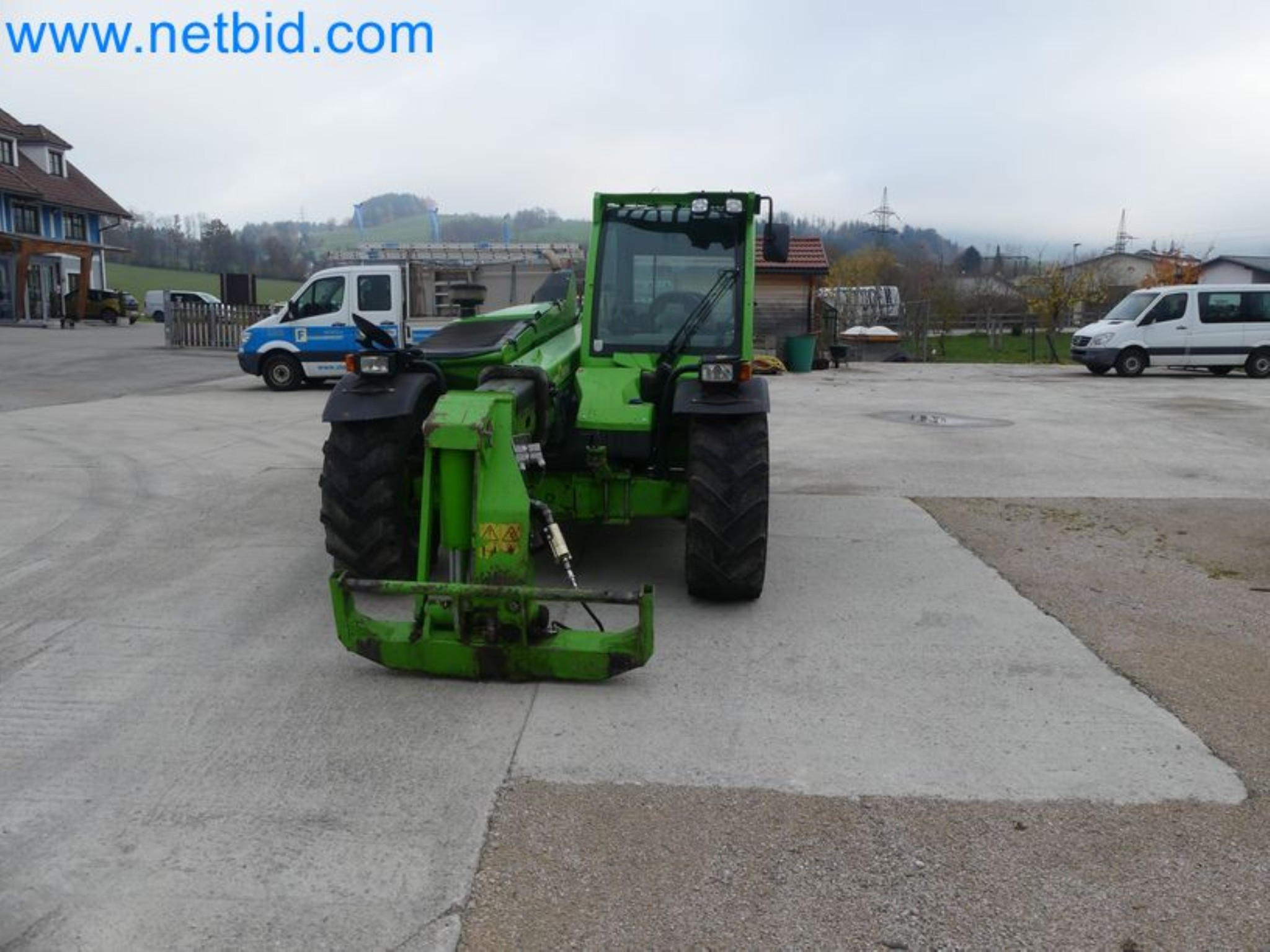 Compact telescopic handler MERLO TF35.7-115 and composting/separation system Compostdetective CD 3012-42