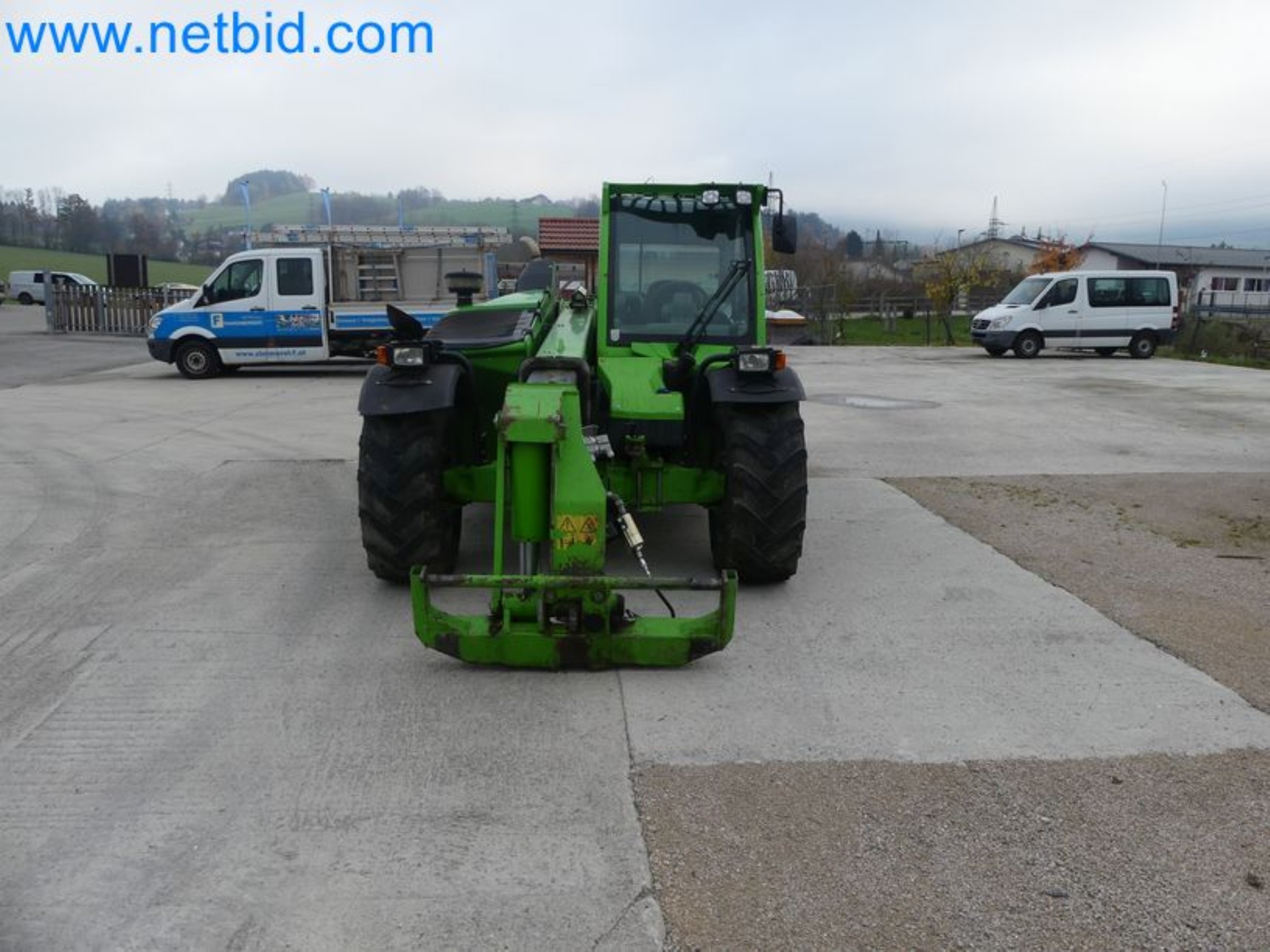 Compact telescopic handler MERLO TF35.7-115 and composting/separation system Compostdetective CD 3012-43