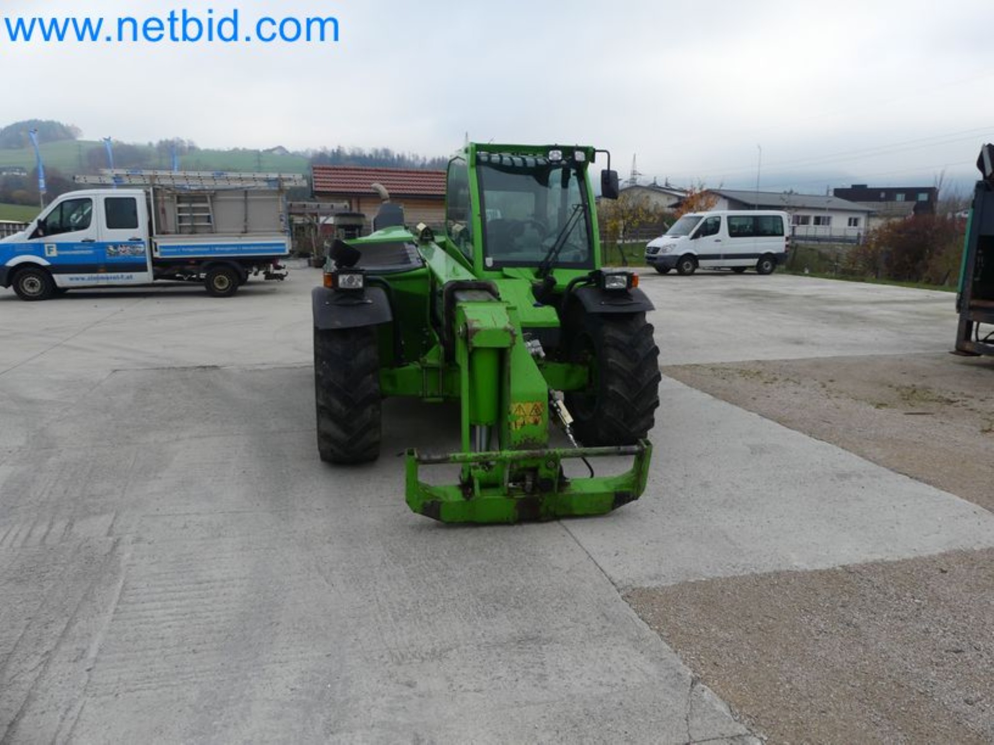 Compact telescopic handler MERLO TF35.7-115 and composting/separation system Compostdetective CD 3012-46