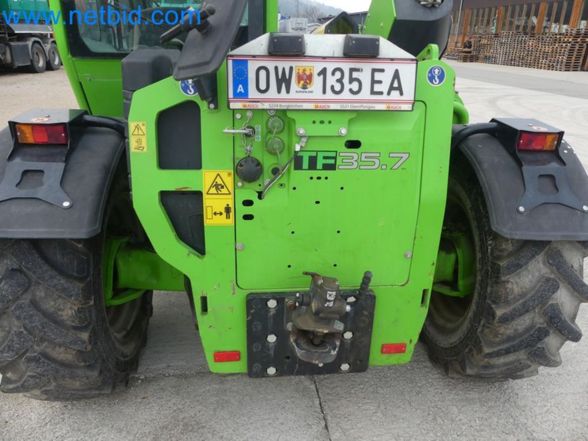 Compact telescopic handler MERLO TF35.7-115 and composting/separation system Compostdetective CD 3012-51