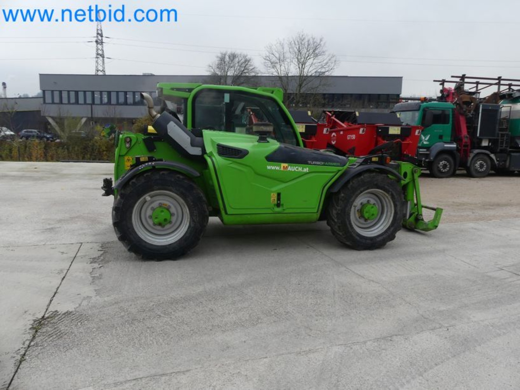 Compact telescopic handler MERLO TF35.7-115 and composting/separation system Compostdetective CD 3012-5