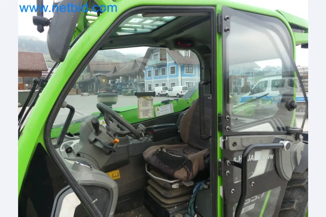 Kompakter Teleskoplader MERLO TF35.7-115 und Kompostier-/Trennanlagensystem Compostdetective CD 3012-62