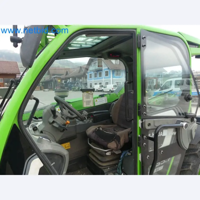 Kompakter Teleskoplader MERLO TF35.7-115 und Kompostier-/Trennanlagensystem Compostdetective CD 3012-62