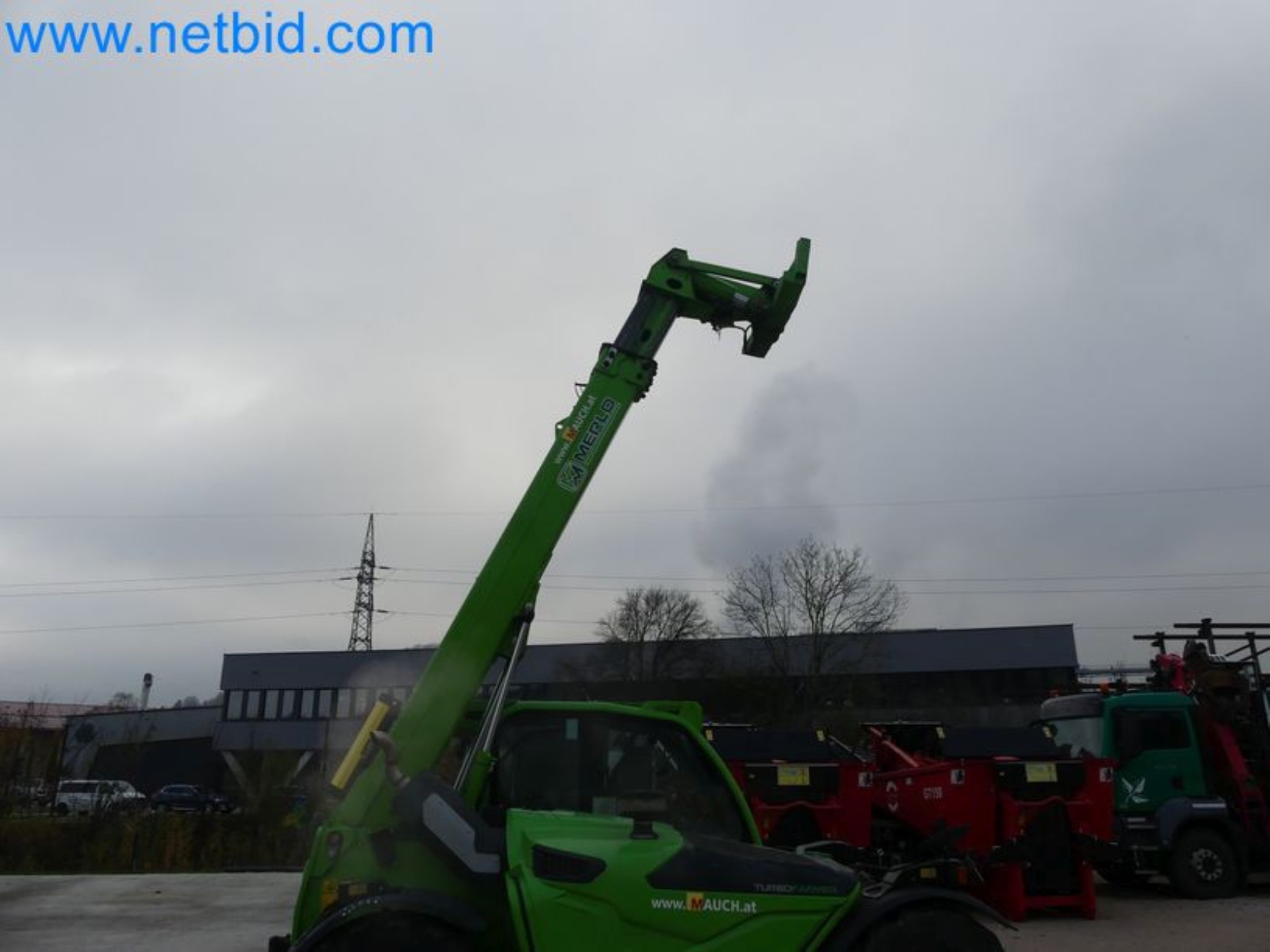 Compact telescopic handler MERLO TF35.7-115 and composting/separation system Compostdetective CD 3012-76