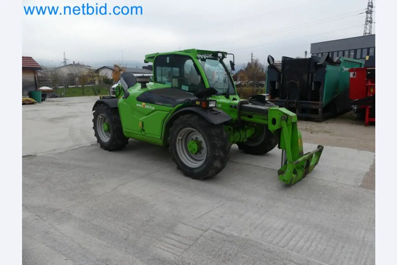 Kompakter Teleskoplader MERLO TF35.7-115 und Kompostier-/Trennanlagensystem Compostdetective CD 3012-78