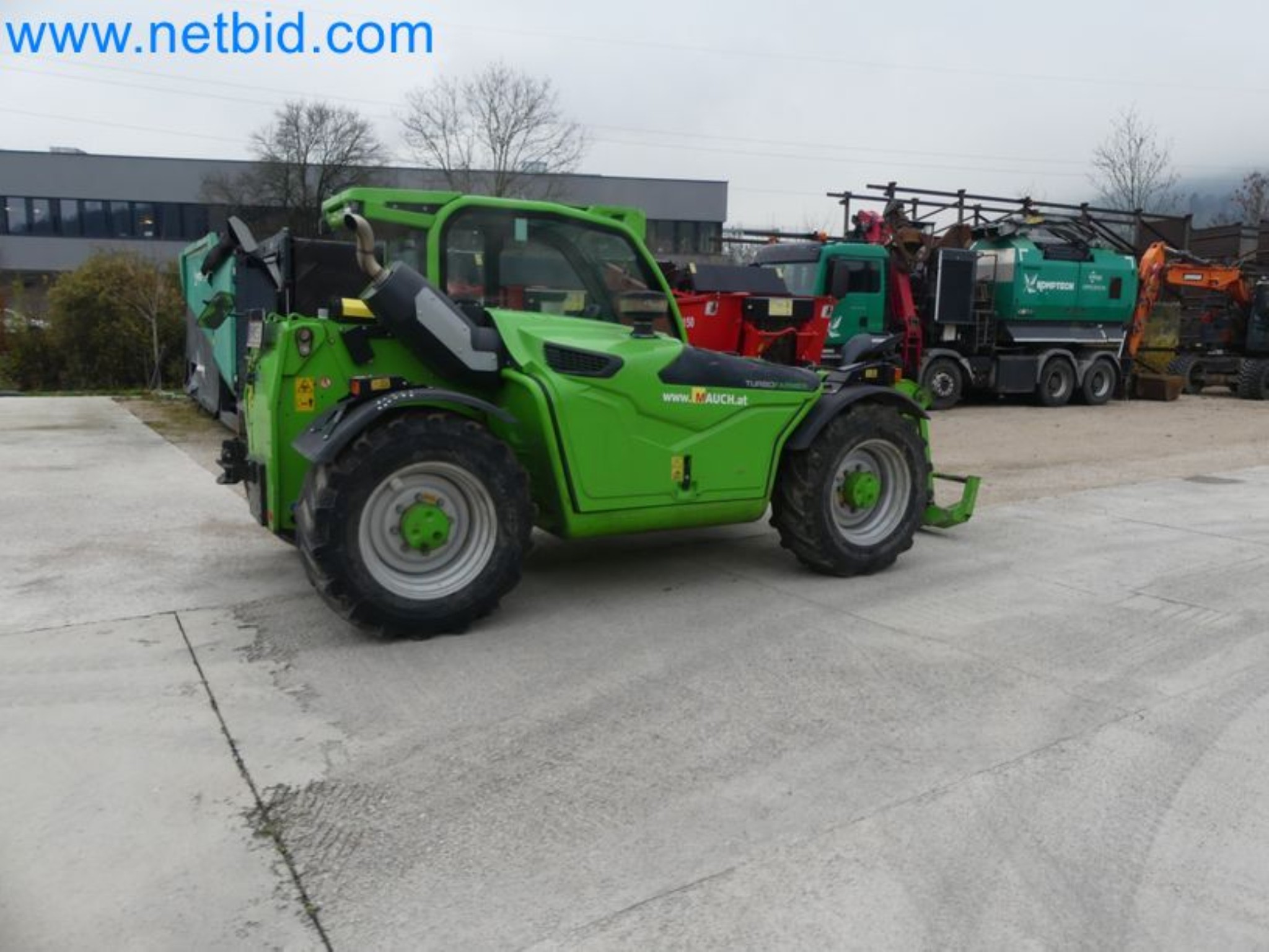 Compact telescopic handler MERLO TF35.7-115 and composting/separation system Compostdetective CD 3012-7
