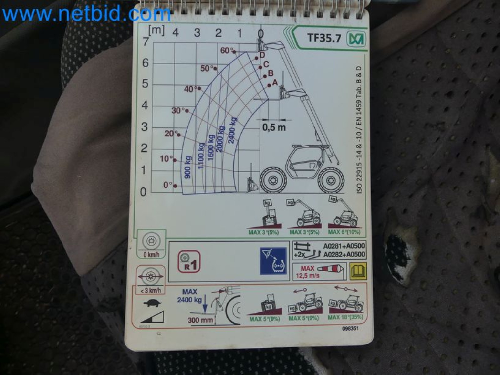 Compact telescopic handler MERLO TF35.7-115 and composting/separation system Compostdetective CD 3012-91