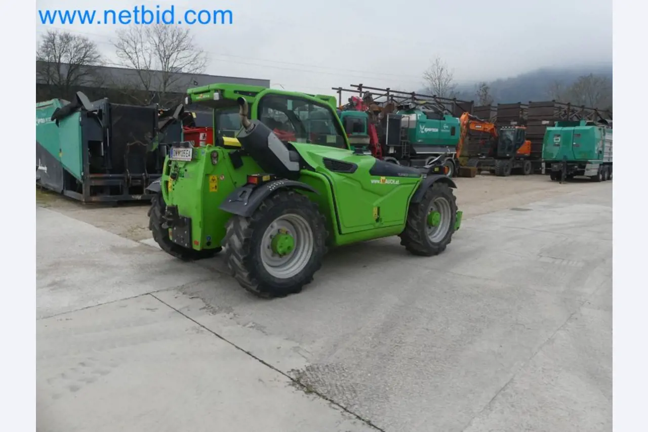 Kompakter Teleskoplader MERLO TF35.7-115 und Kompostier-/Trennanlagensystem Compostdetective CD 3012-9