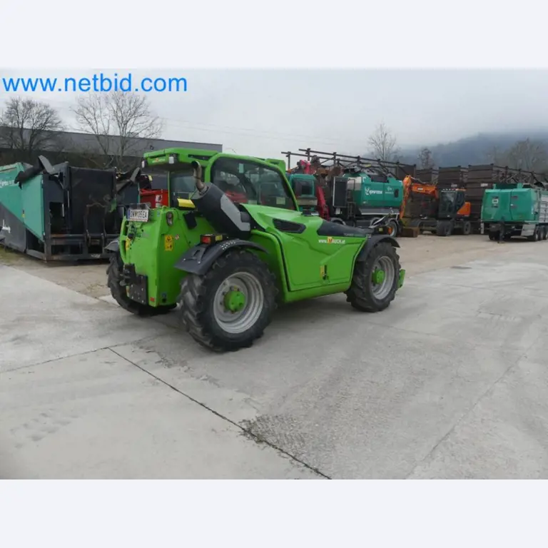 Kompakter Teleskoplader MERLO TF35.7-115 und Kompostier-/Trennanlagensystem Compostdetective CD 3012-9