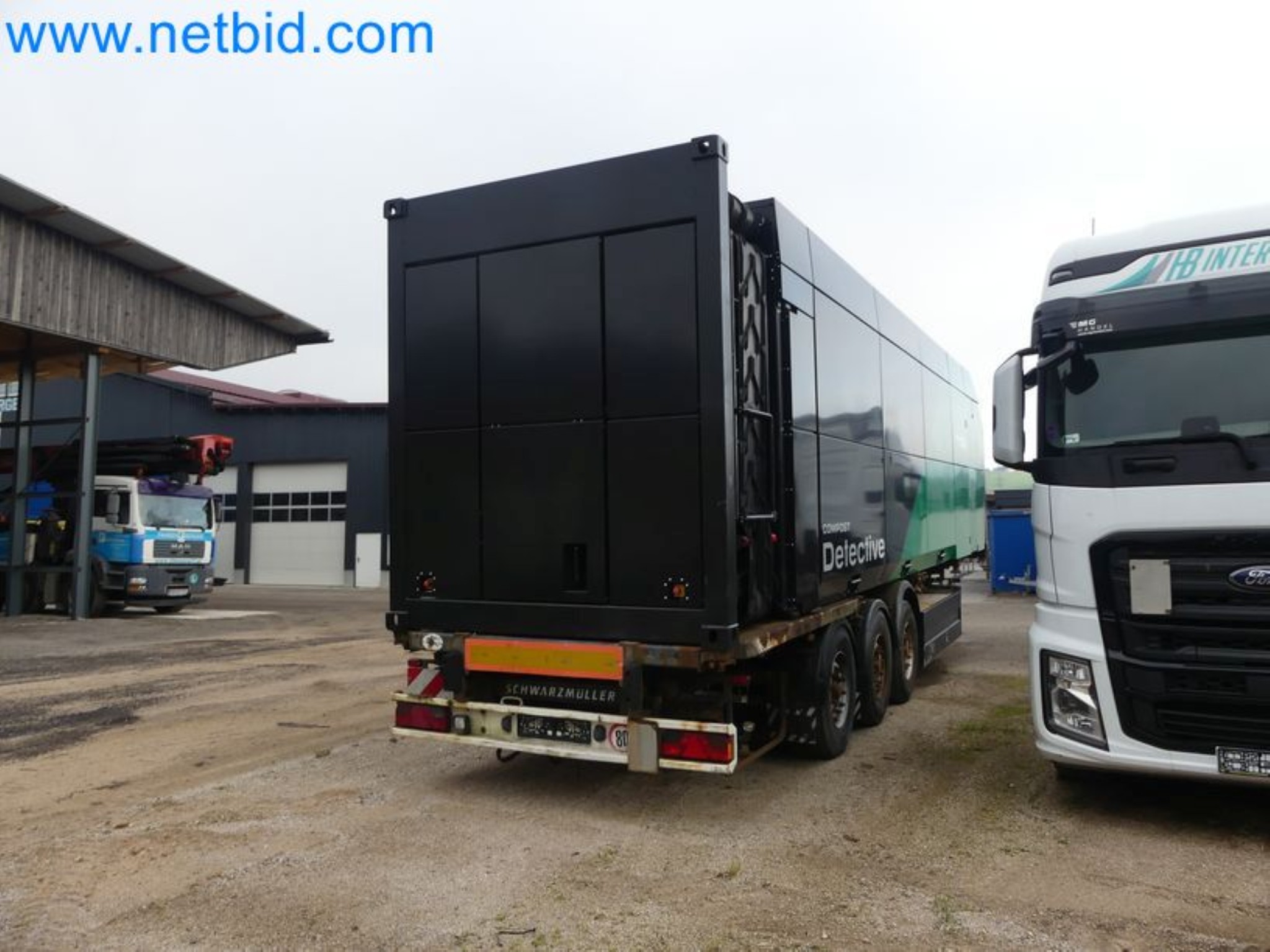 Kompakter Teleskoplader MERLO TF35.7-115 und Kompostier-/Trennanlagensystem Compostdetective CD 3012-10