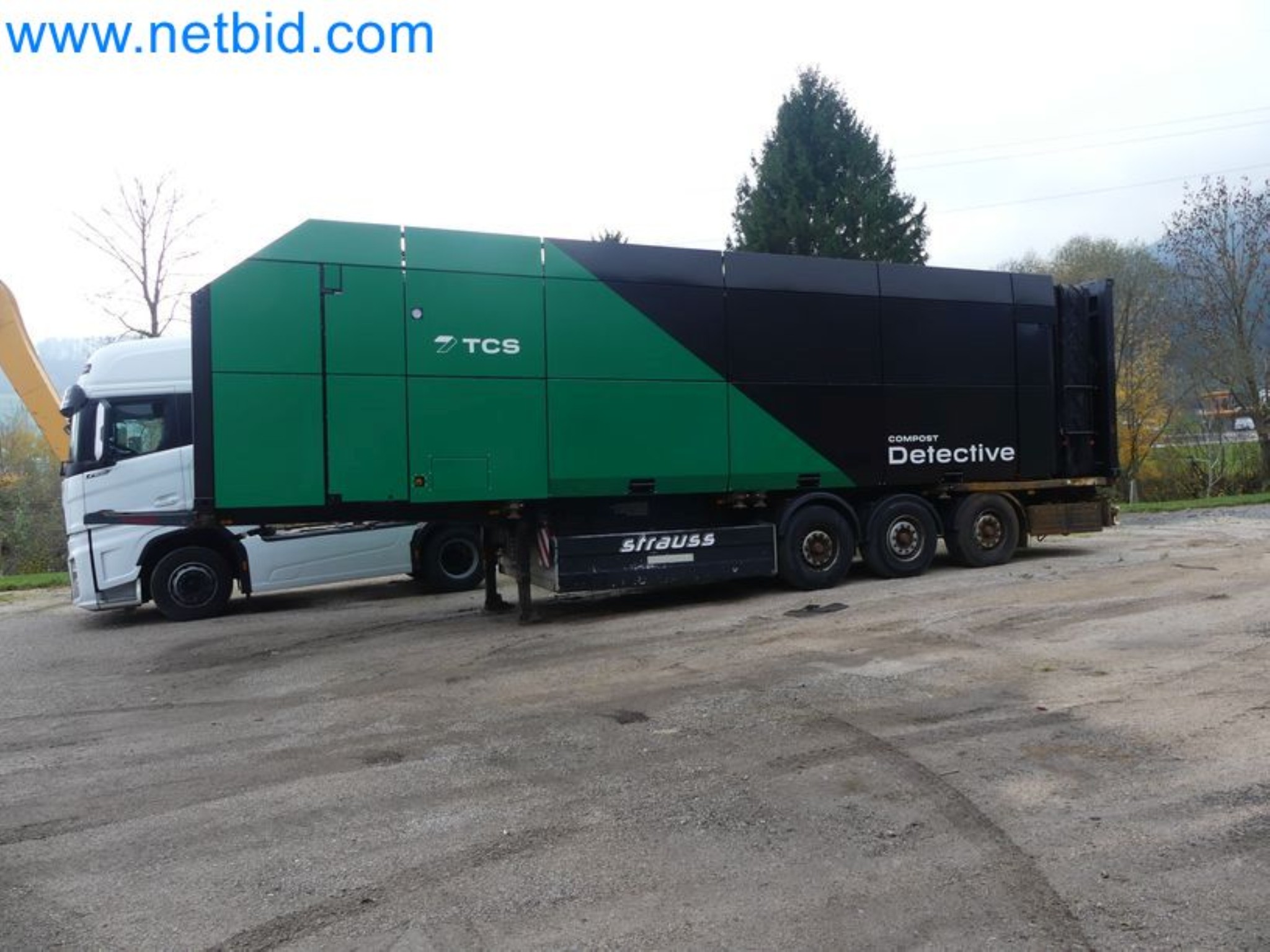 Kompakter Teleskoplader MERLO TF35.7-115 und Kompostier-/Trennanlagensystem Compostdetective CD 3012-34