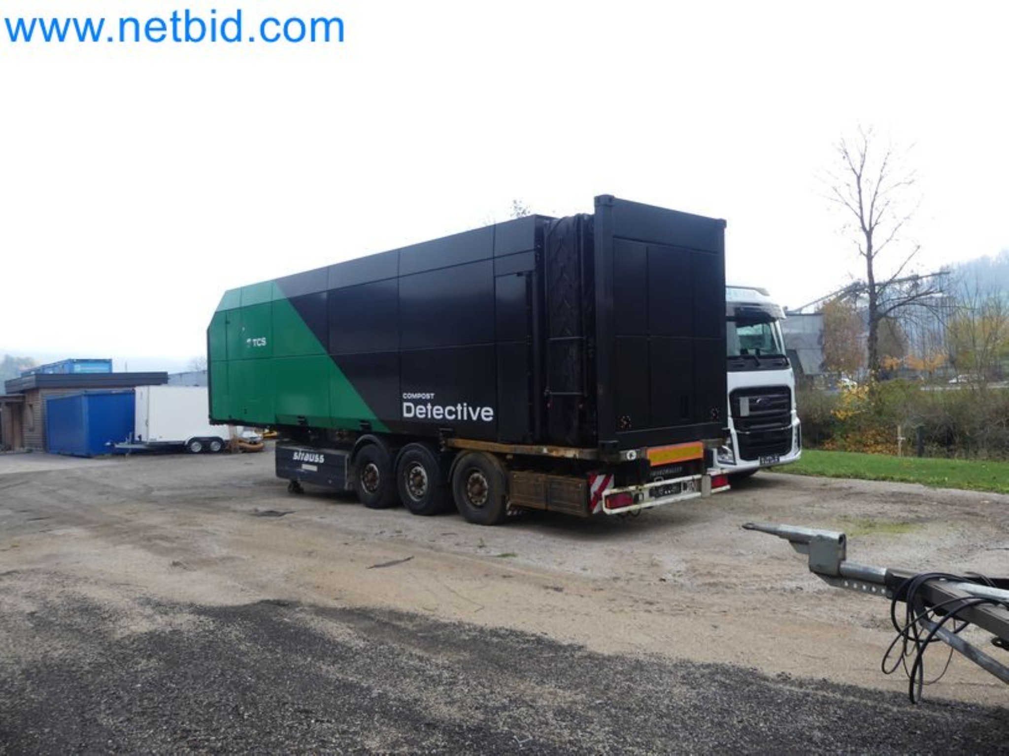 Kompakter Teleskoplader MERLO TF35.7-115 und Kompostier-/Trennanlagensystem Compostdetective CD 3012-6