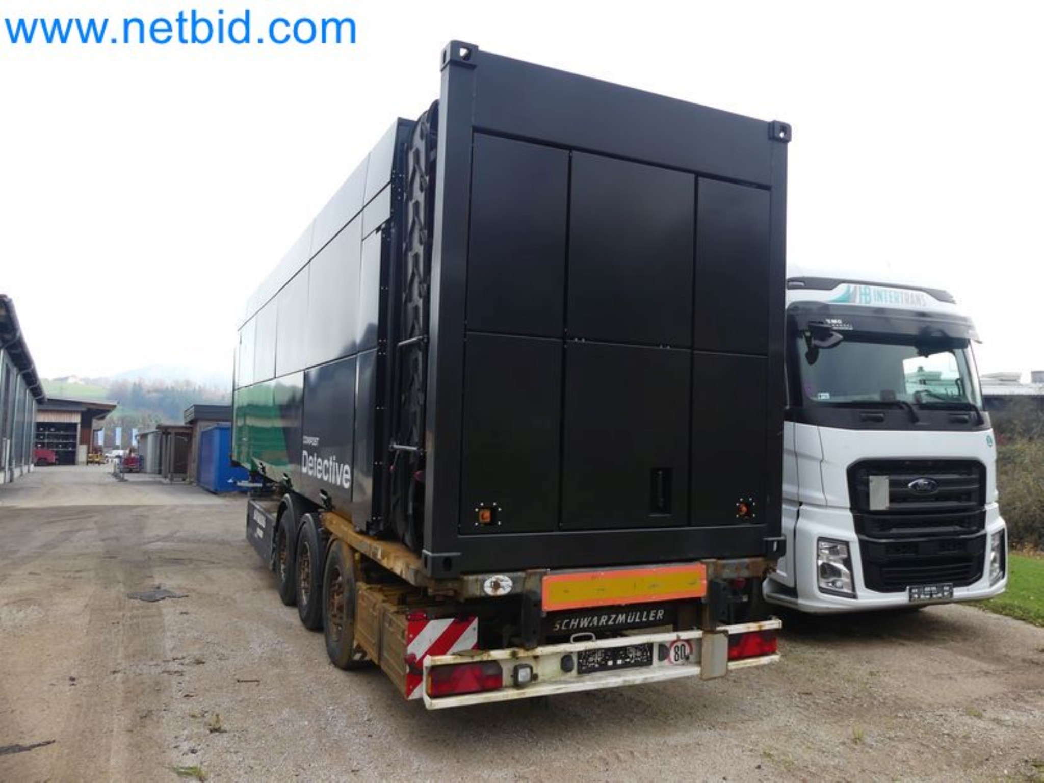 Kompakter Teleskoplader MERLO TF35.7-115 und Kompostier-/Trennanlagensystem Compostdetective CD 3012-7