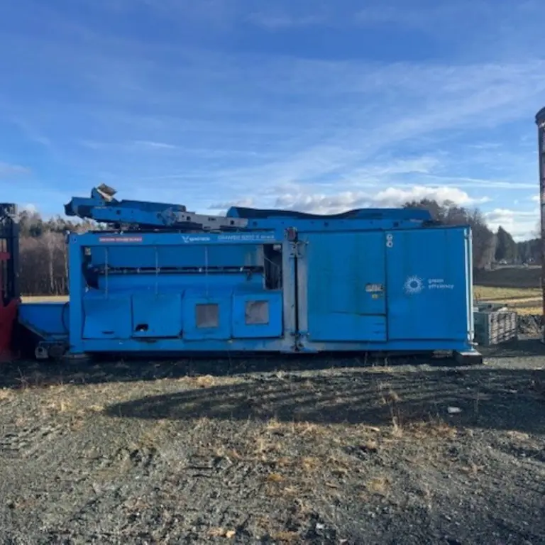 Trituradora de madera y residuos verdes / trituradora de doble eje KOMPTECH Crambo 6200 E direkt