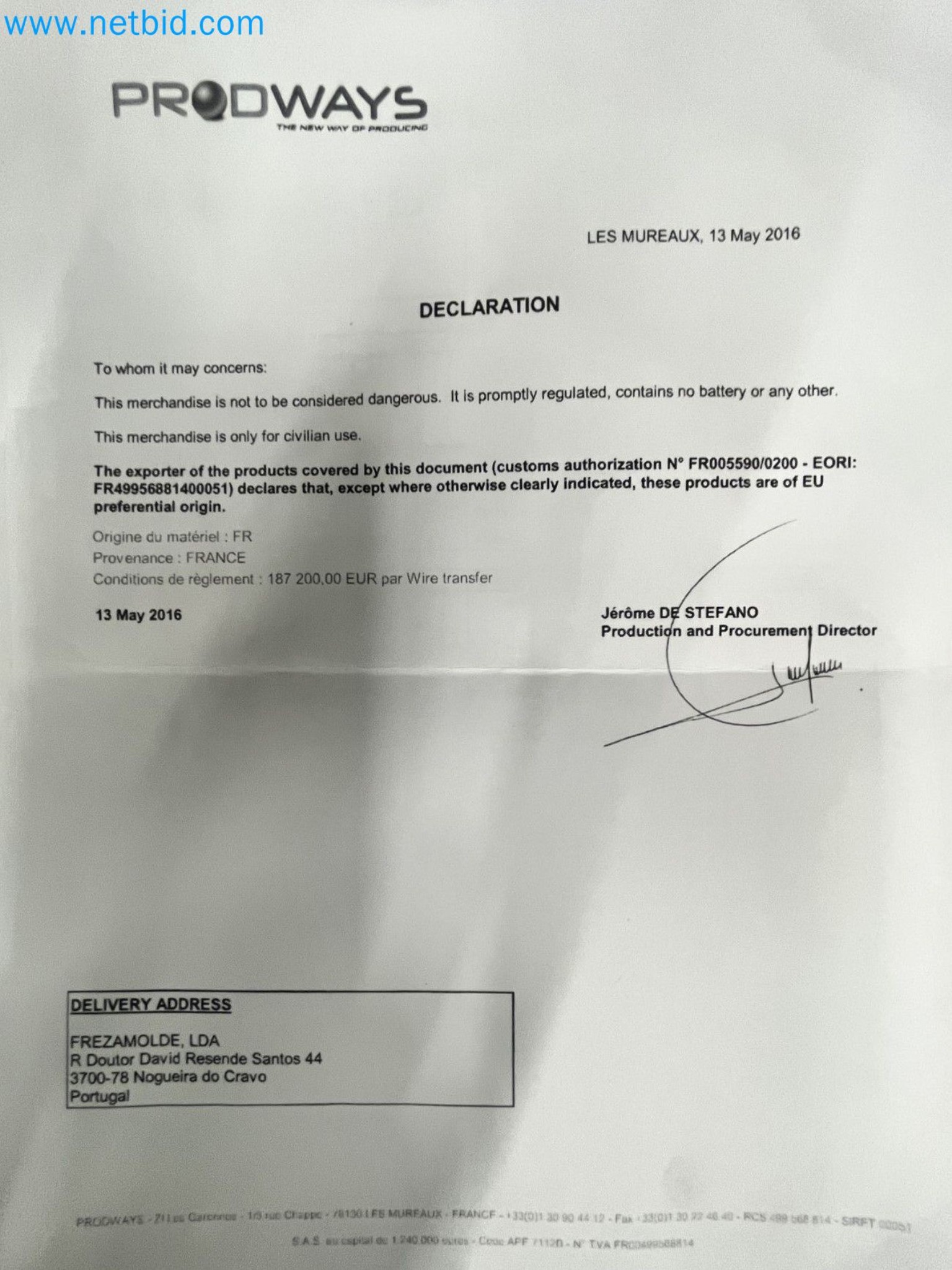 On behalf of Mess. MT Picture Display Germany GmbH formerly production facility for PANASONIC Colour Picture Tubes we are auctioning the well-maintained machinery and equipment.-71