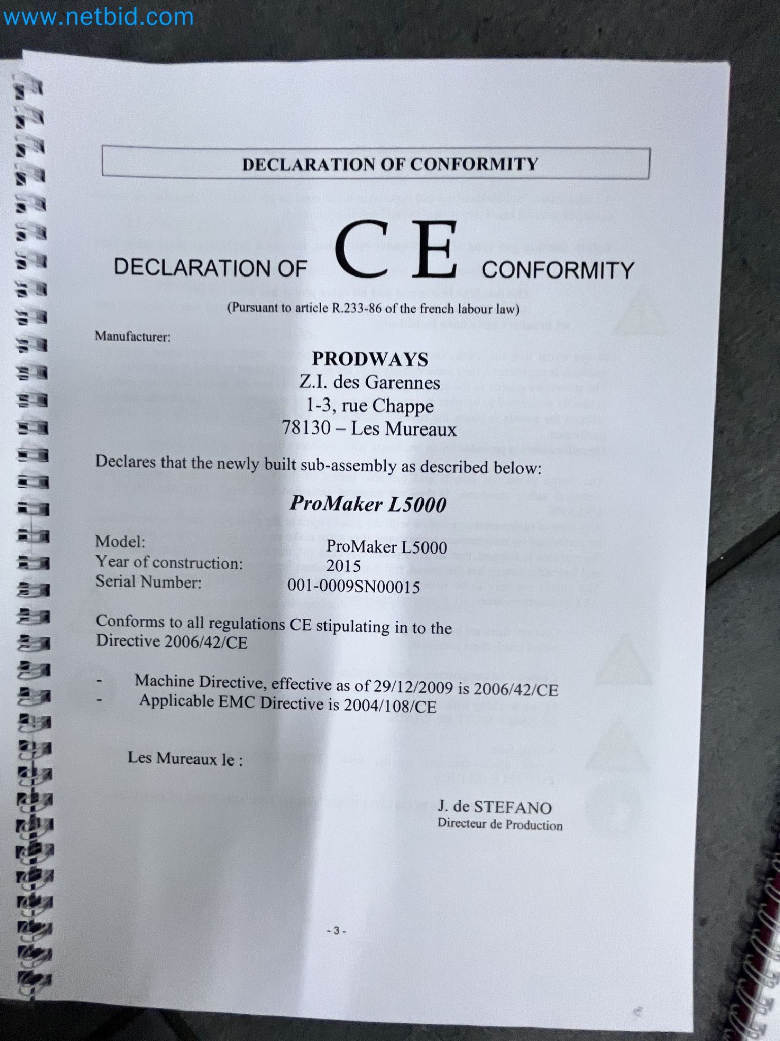 On behalf of Mess. MT Picture Display Germany GmbH formerly production facility for PANASONIC Colour Picture Tubes we are auctioning the well-maintained machinery and equipment.-76