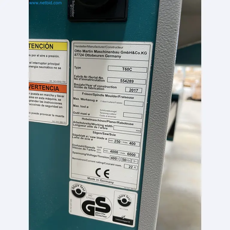 Insolvency liquidation – woodworking machinery for furniture manufacturing in Spain-12