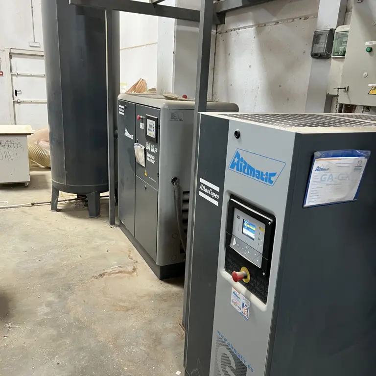Screw Compressors and Air Tank ATLAS COPCO