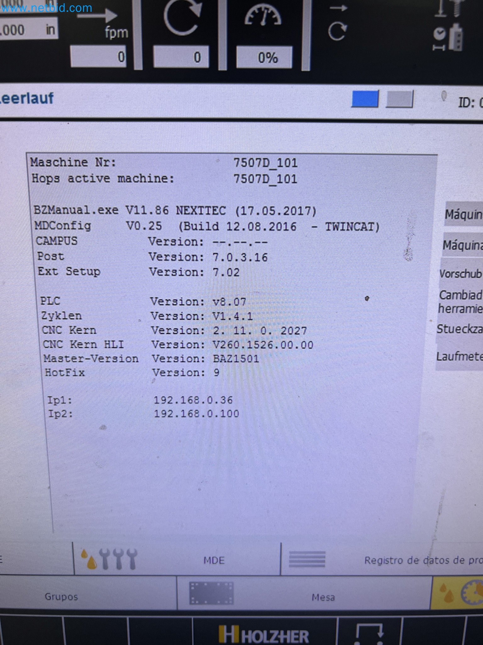 Insolvency liquidation – woodworking machinery for furniture manufacturing in Spain-22