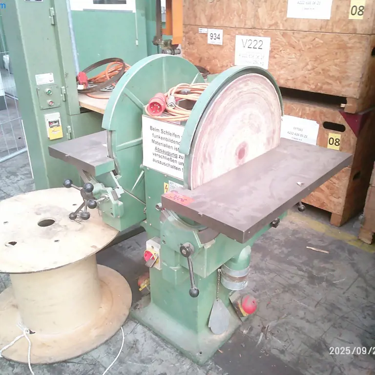 Double-sided disk sander