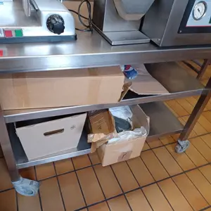 Stainless steel table