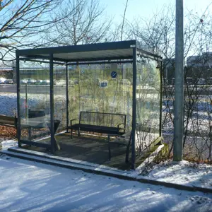 Abri pour fumeurs WSM