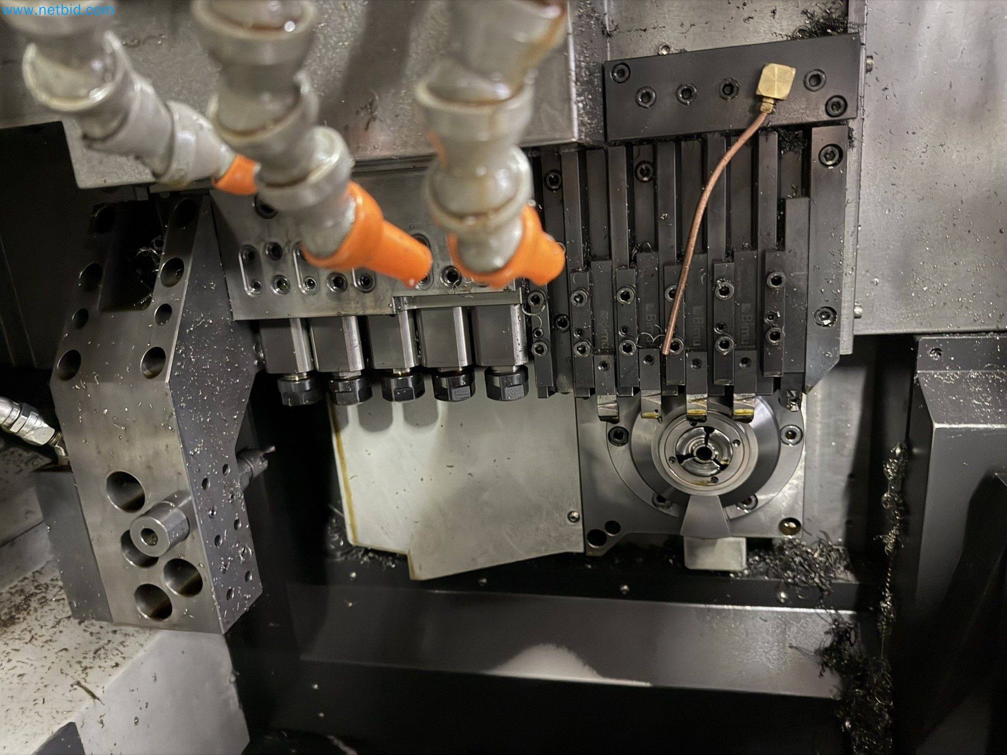 High-quality CNC sliding headstock automatic lathes from factory closure-7