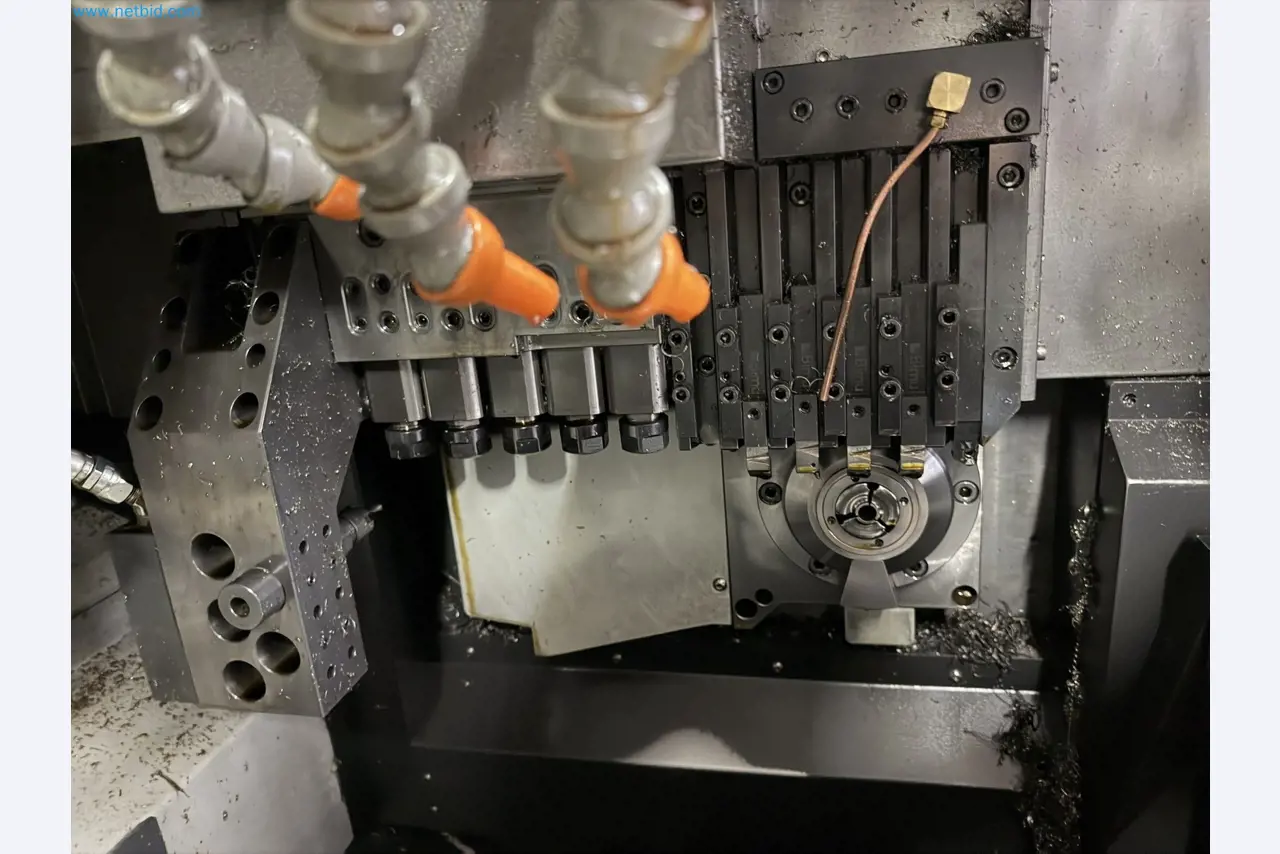 High-quality CNC sliding headstock automatic lathes from factory closure-7