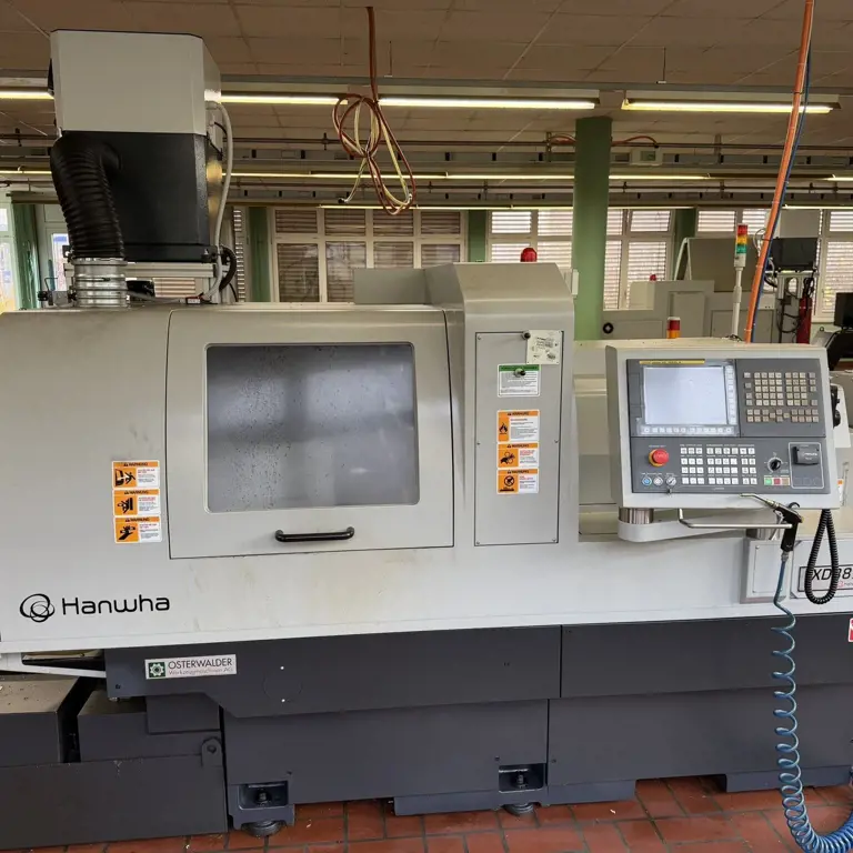 CNC sliding headstock lathe Hanwha XD 38 II-R