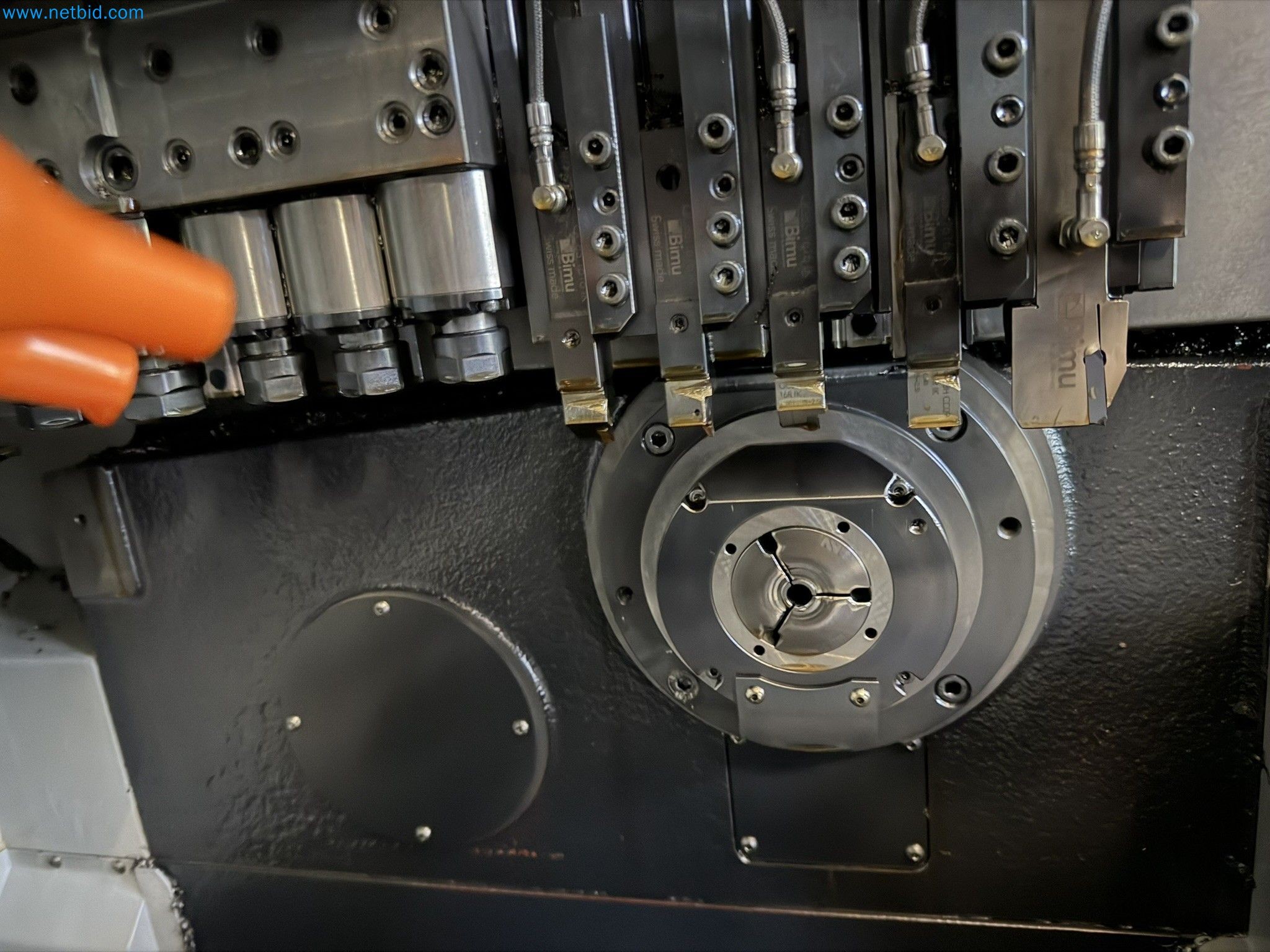 High-quality CNC sliding headstock automatic lathes from factory closure-8