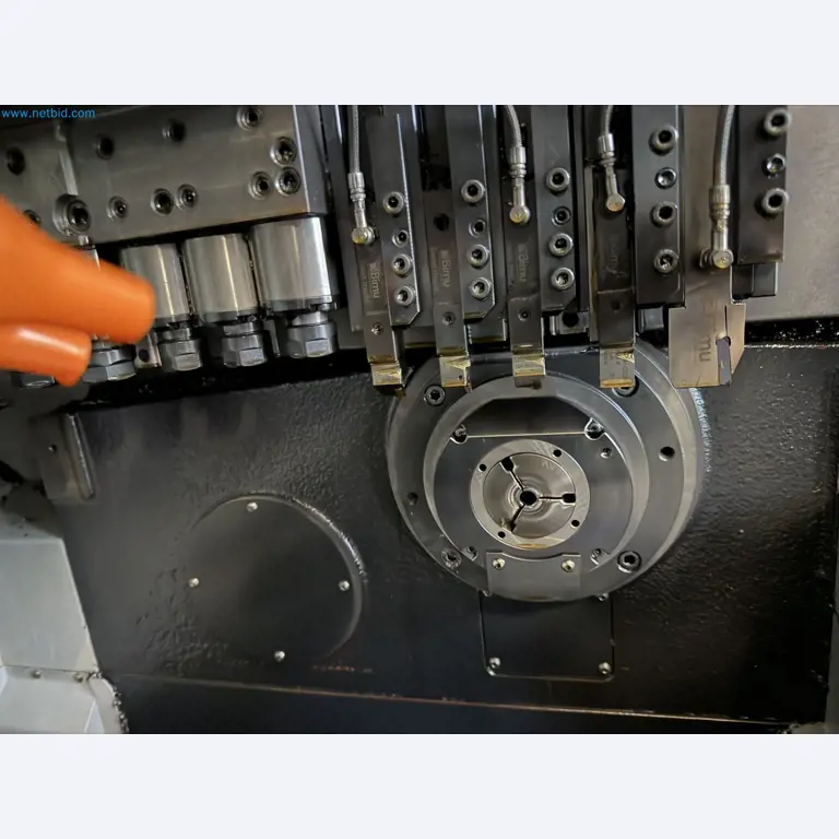 High-quality CNC sliding headstock automatic lathes from factory closure-8