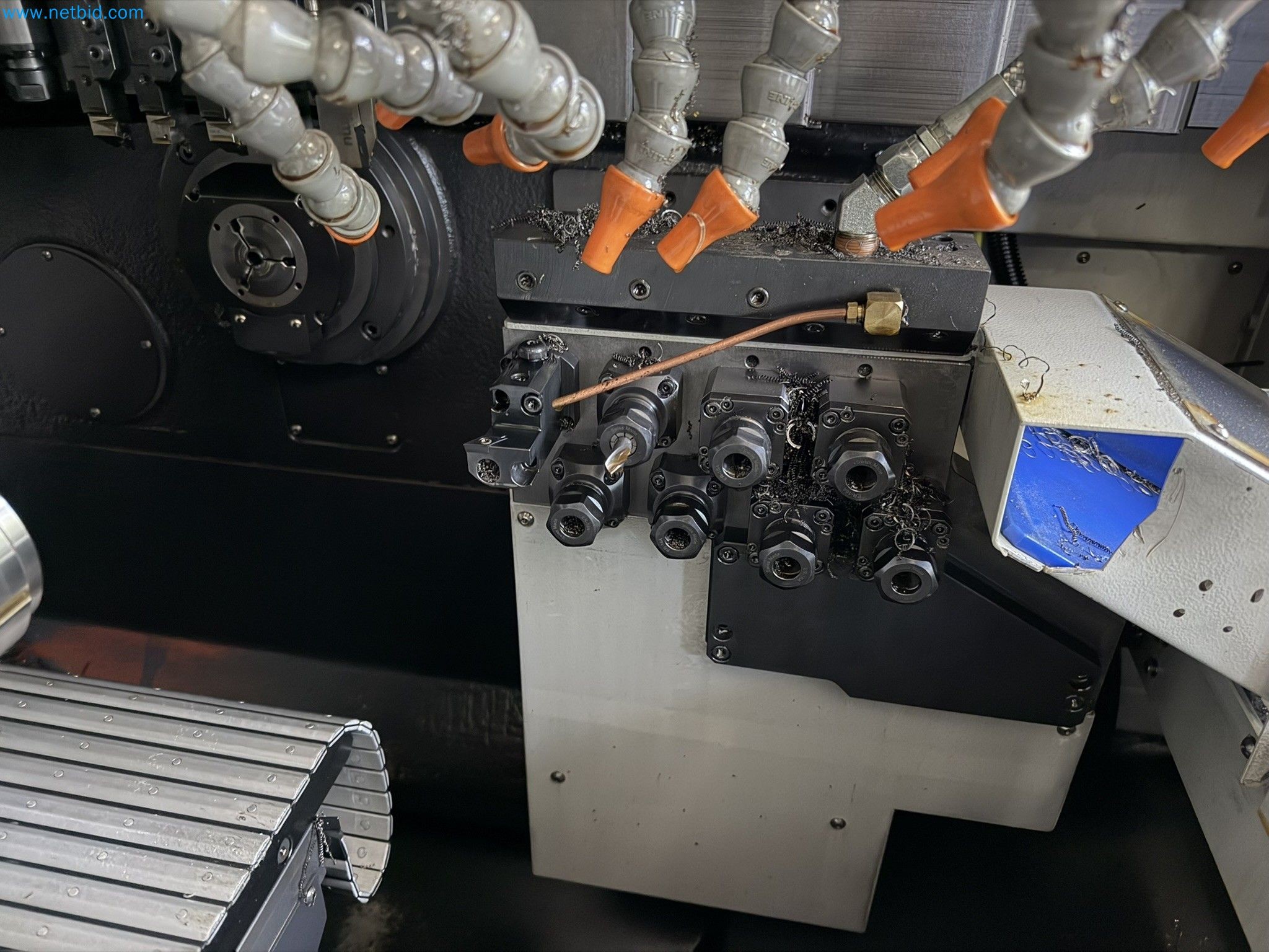 High-quality CNC sliding headstock automatic lathes from factory closure-9